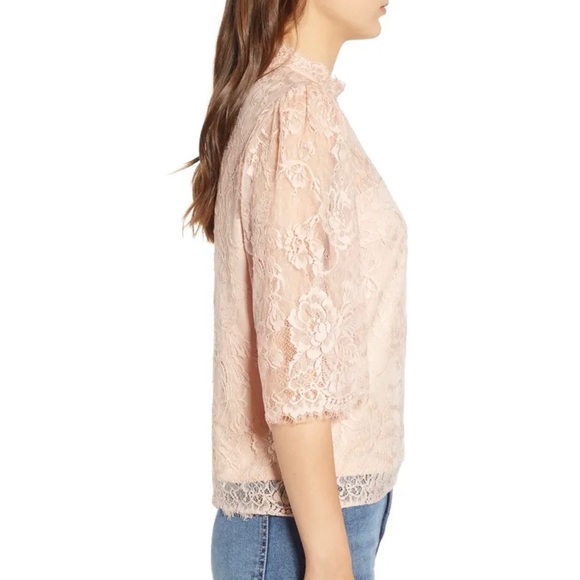 REVOLVE Heartloom Naomi Red Lace Blouse Size XS - Picture 3 of 9